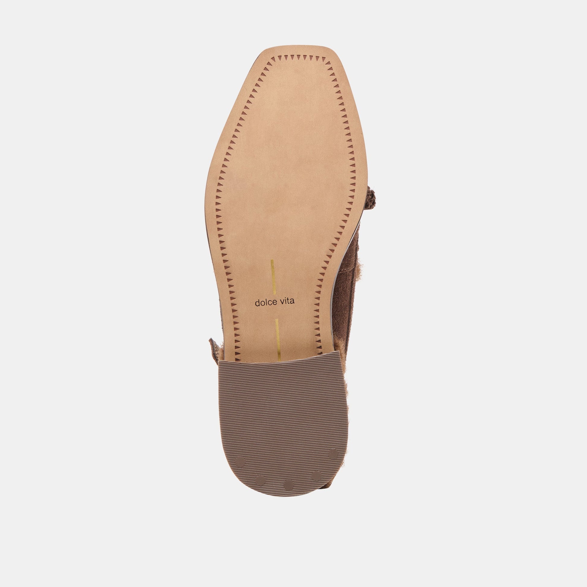 Hamlit Plush Dk Brown Suede Loafers - Dolce Vita