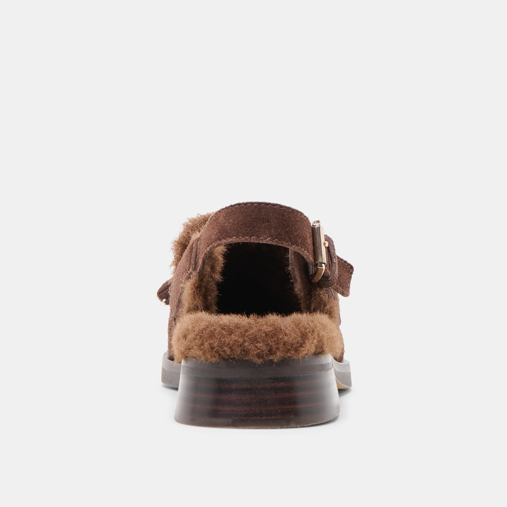 Hamlit Plush Dk Brown Suede Loafers - Dolce Vita