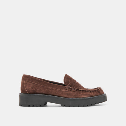 Merek Dk Brown Suede Loafers - Dolce Vita