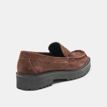 Merek Dk Brown Suede Loafers - Dolce Vita