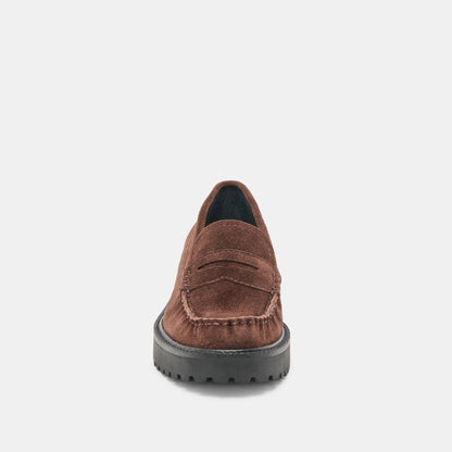 Merek Dk Brown Suede Loafers - Dolce Vita