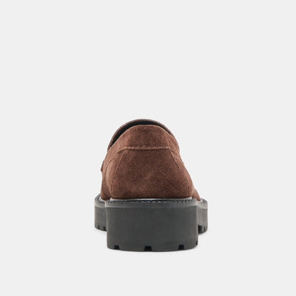 Merek Dk Brown Suede Loafers - Dolce Vita