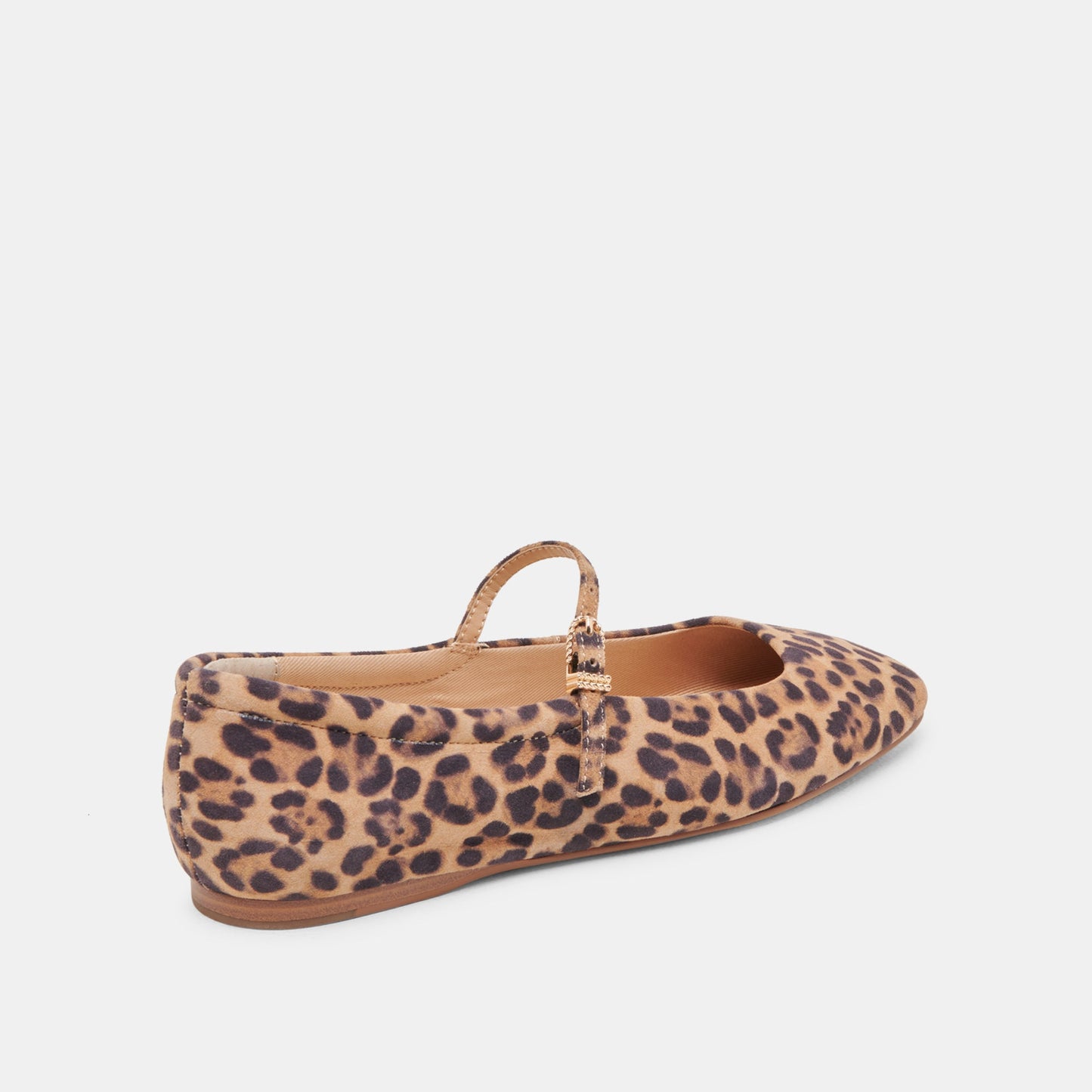 REYES BALLET FLATS DK LEOPARD SUEDE - Dolce Vita