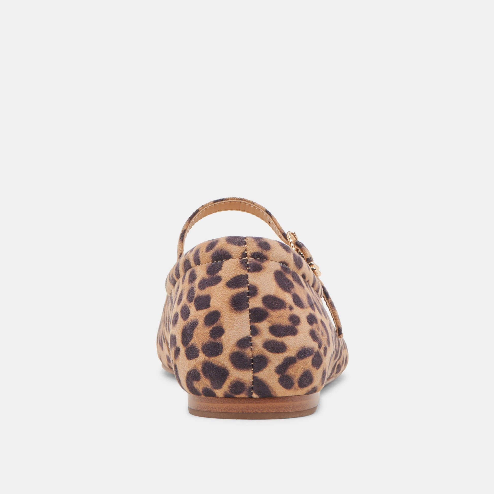 REYES BALLET FLATS DK LEOPARD SUEDE - Dolce Vita
