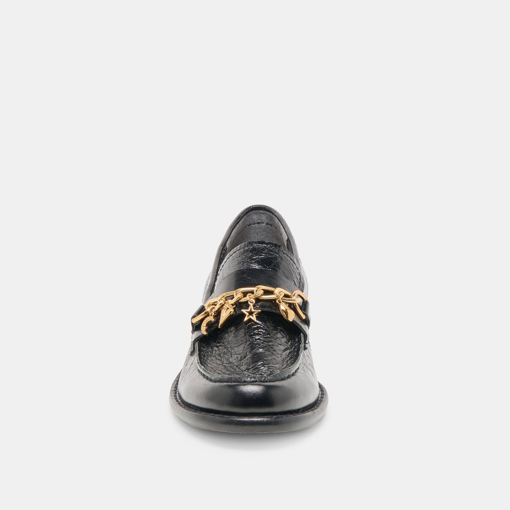 Waylen Midnight Crinkle Patent Loafers - Dolce Vita