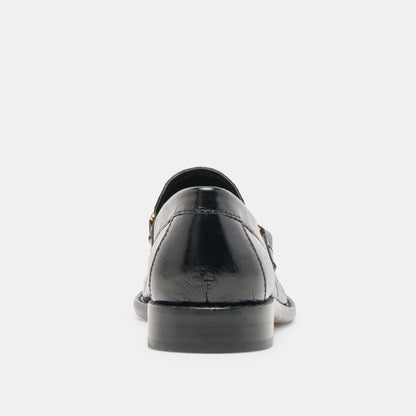 Waylen Midnight Crinkle Patent Loafers - Dolce Vita