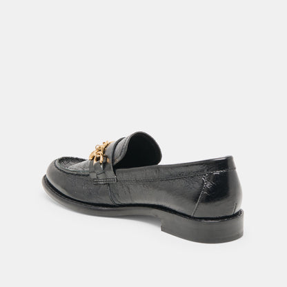 Waylen Midnight Crinkle Patent Loafers - Dolce Vita