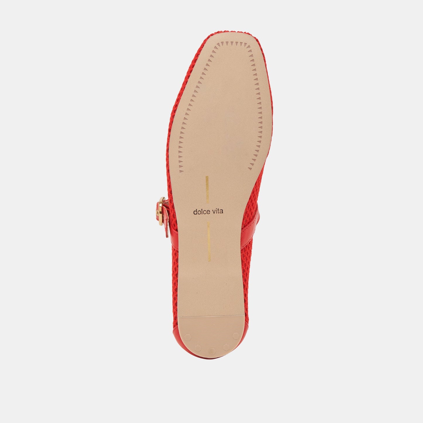 RODNI MESH BALLET FLATS CHILI WOVEN MESH - Dolce Vita