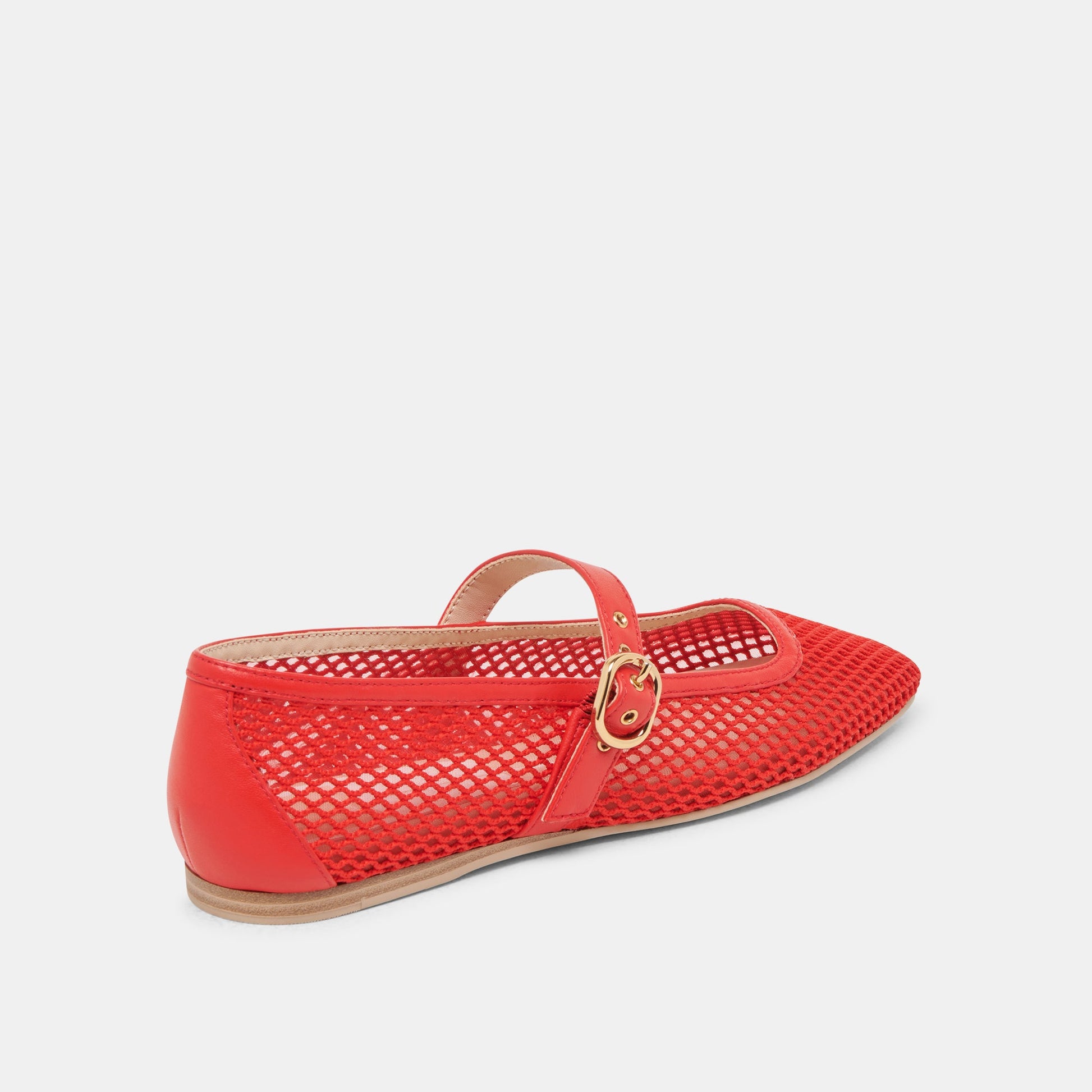 RODNI MESH BALLET FLATS CHILI WOVEN MESH - Dolce Vita
