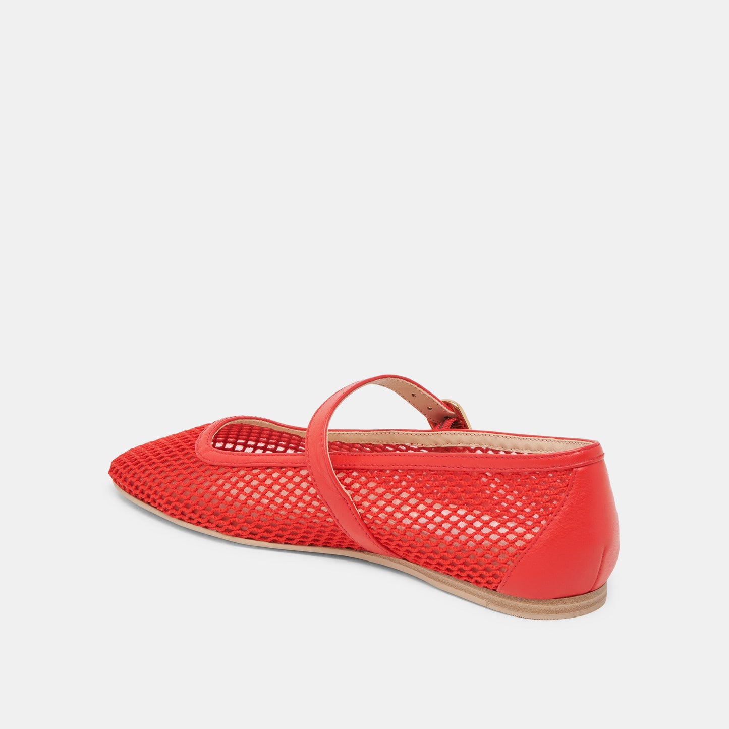 RODNI MESH BALLET FLATS CHILI WOVEN MESH - Dolce Vita