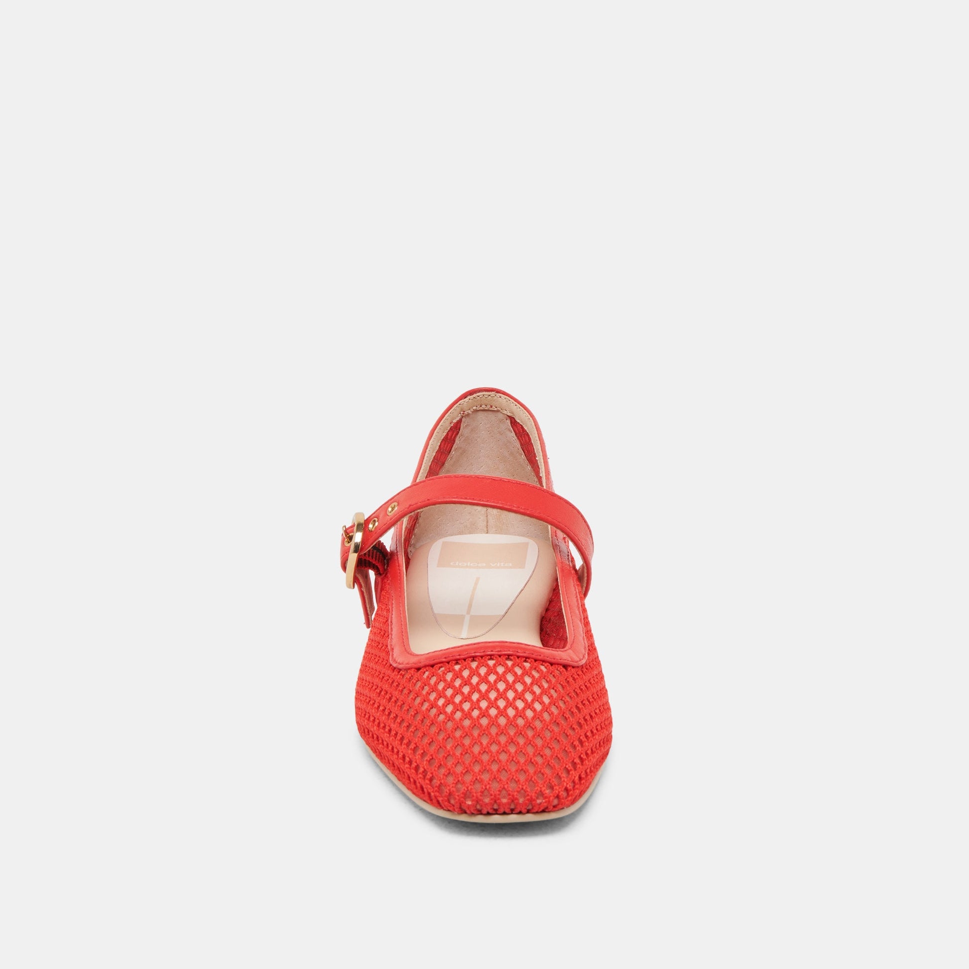 RODNI MESH BALLET FLATS CHILI WOVEN MESH - Dolce Vita