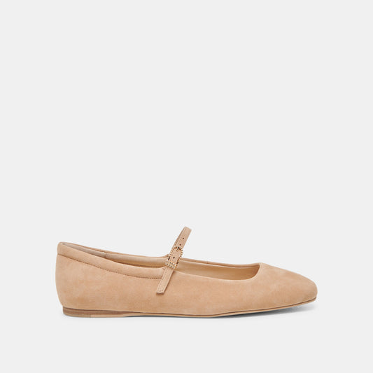 Reyes Bamboo Suede Ballet Flats - Dolce Vita