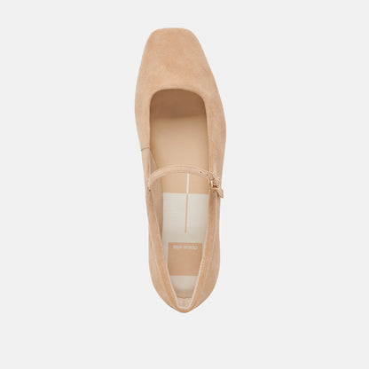 Reyes Bamboo Suede Ballet Flats - Dolce Vita