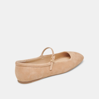 Reyes Bamboo Suede Ballet Flats - Dolce Vita