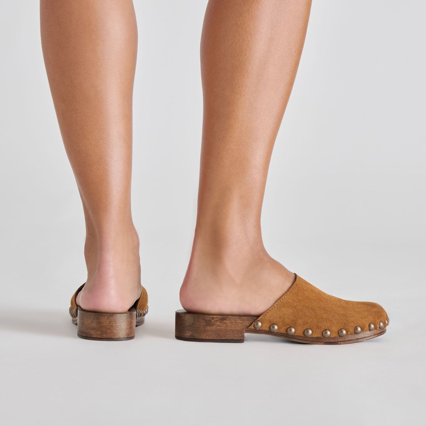 Alanis Chestnut Suede Flats - Dolce Vita