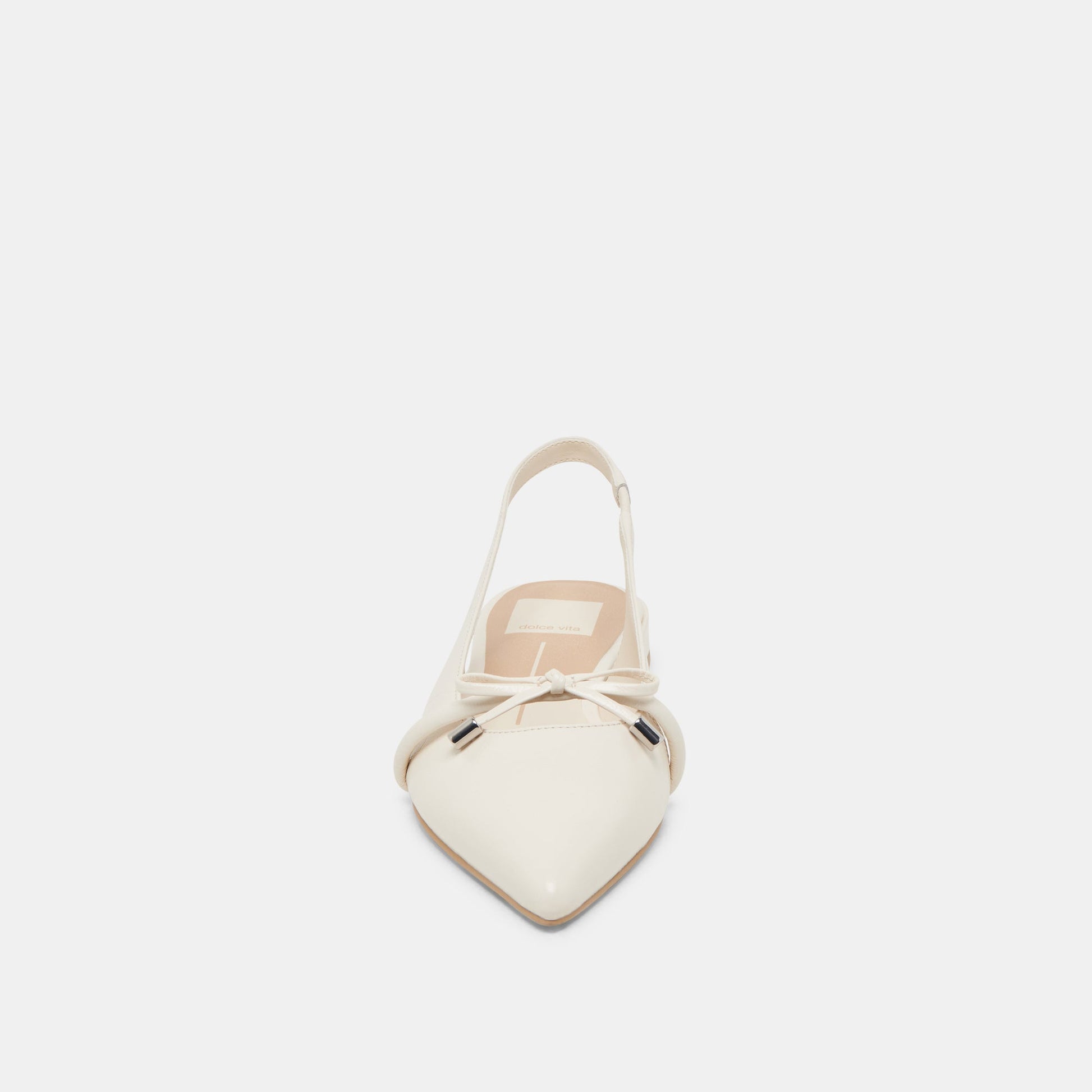 PAYGE FLATS OFF WHITE CRINKLE PATENT - Dolce Vita