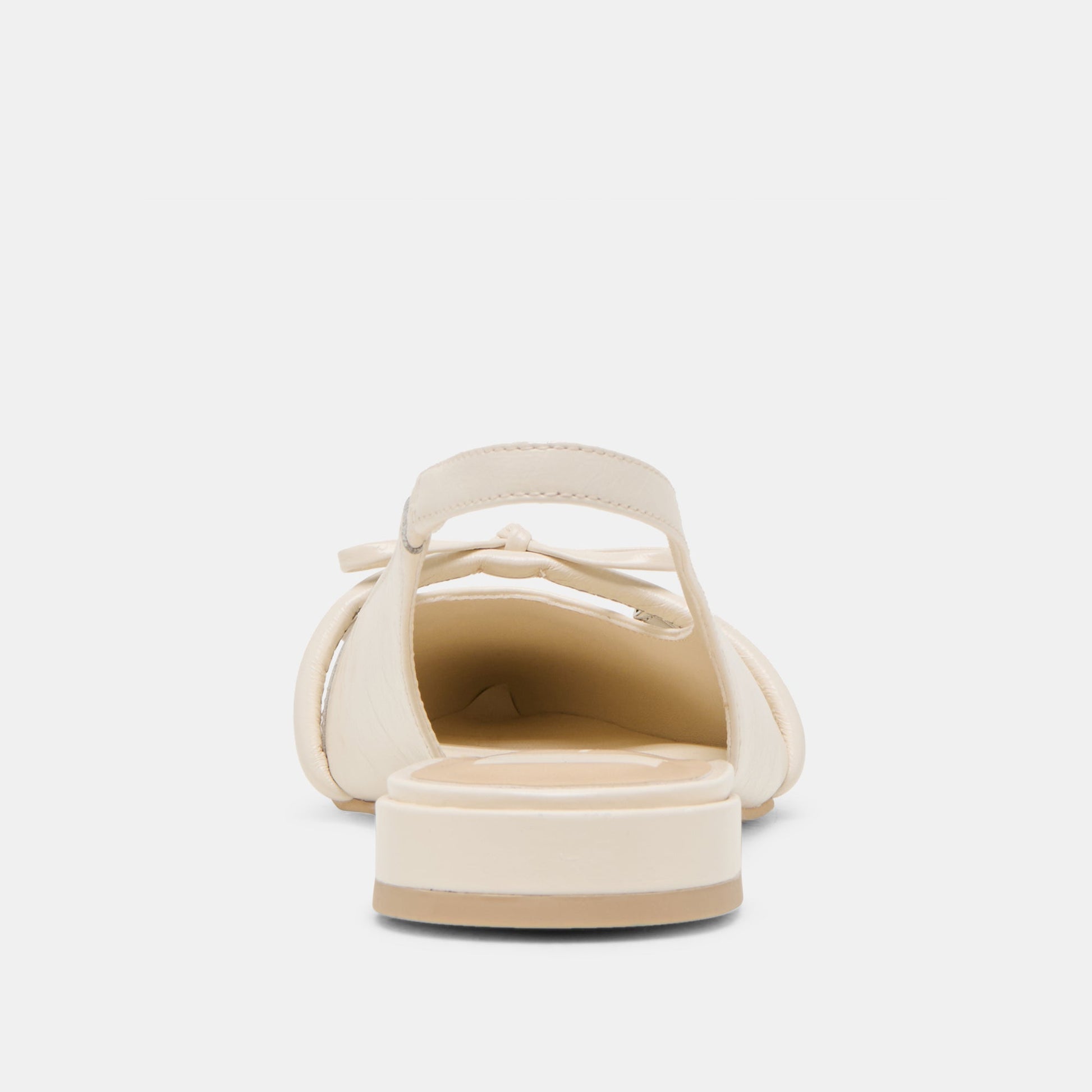 PAYGE FLATS OFF WHITE CRINKLE PATENT - Dolce Vita