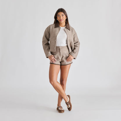 Swan Dk Brown Suede Sneakers - Dolce Vita