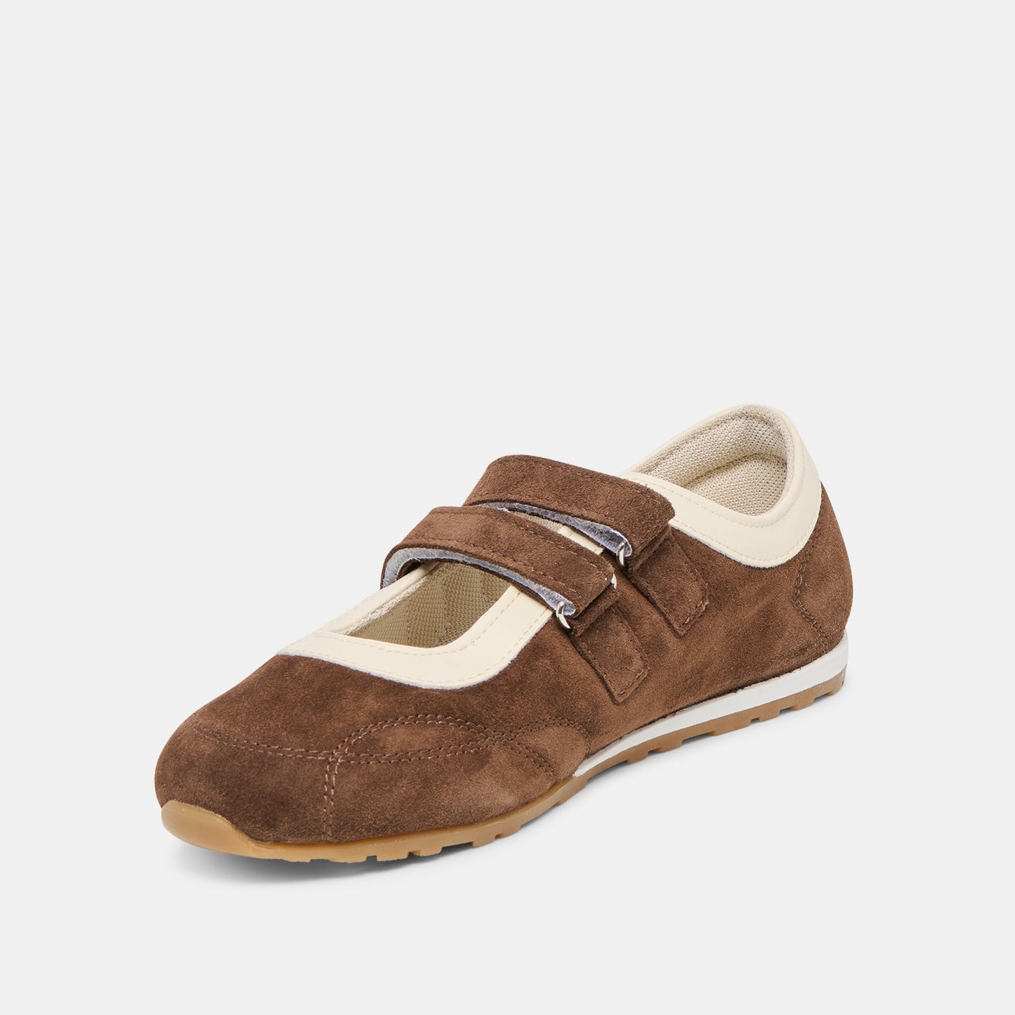 Swan Dk Brown Suede Sneakers - Dolce Vita