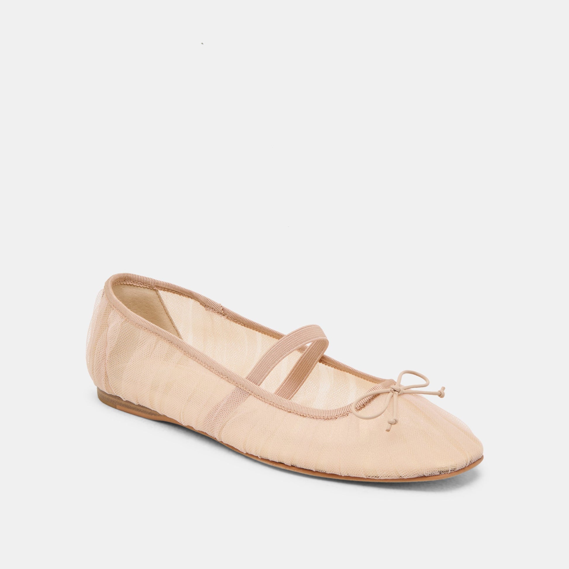 Raeven Praline Tulle Ballet Flats - Dolce Vita