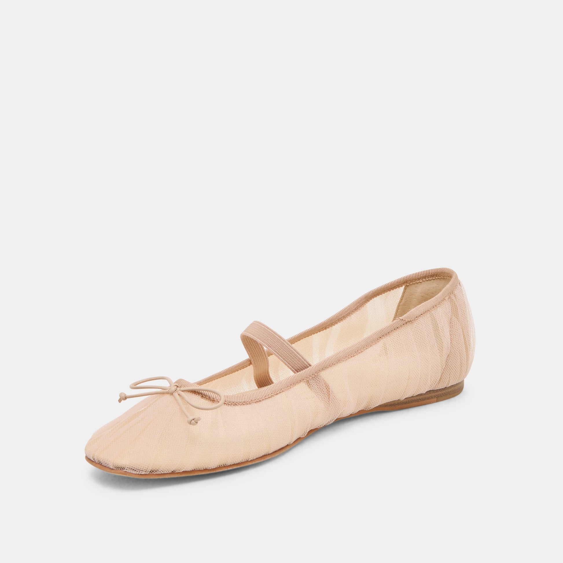 Raeven Praline Tulle Ballet Flats - Dolce Vita