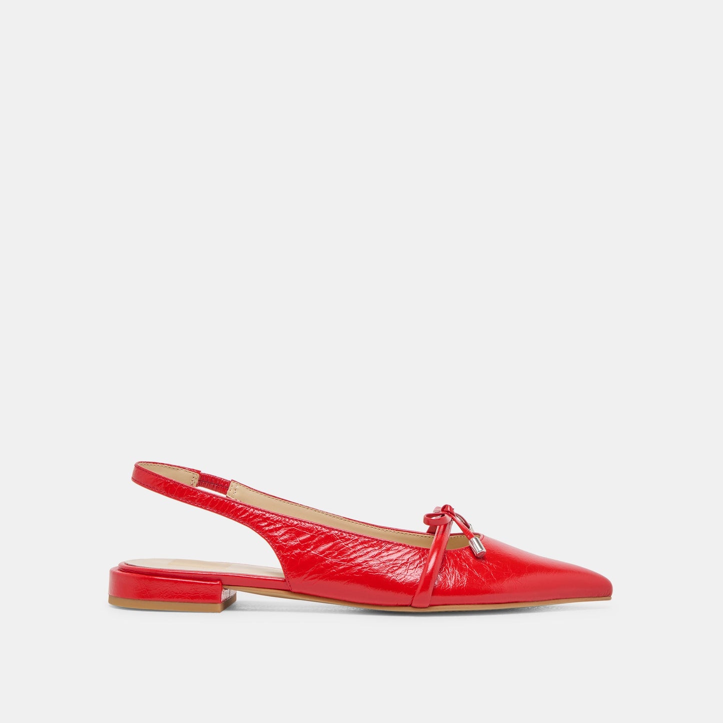 Payge Chili Crinkle Patent Flats - Dolce Vita
