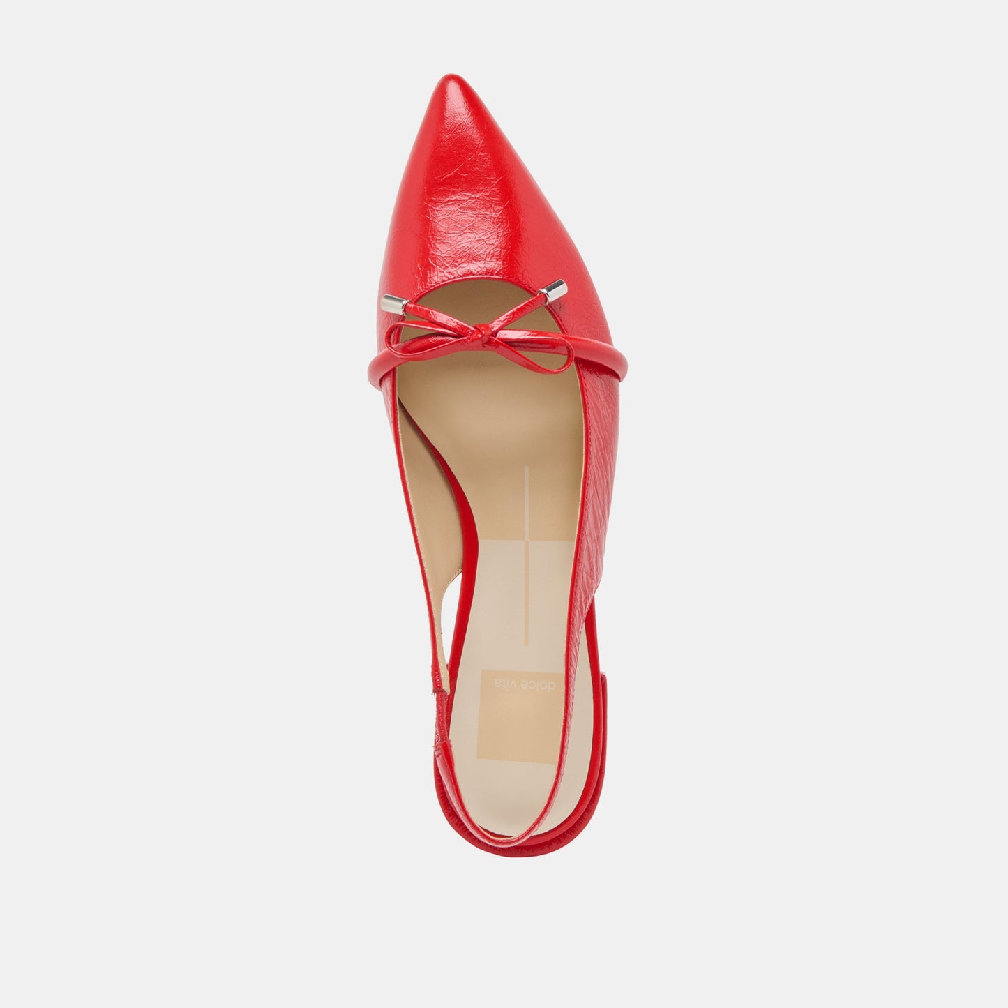 Payge Chili Crinkle Patent Flats - Dolce Vita