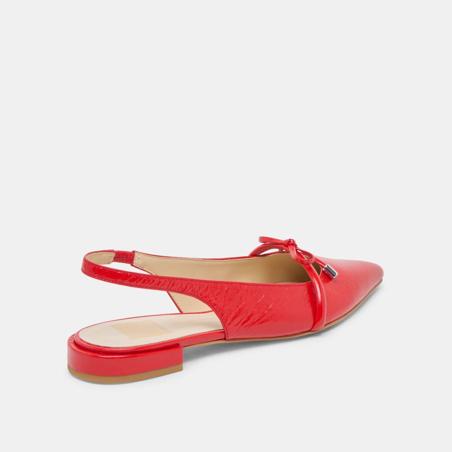 Payge Chili Crinkle Patent Flats - Dolce Vita