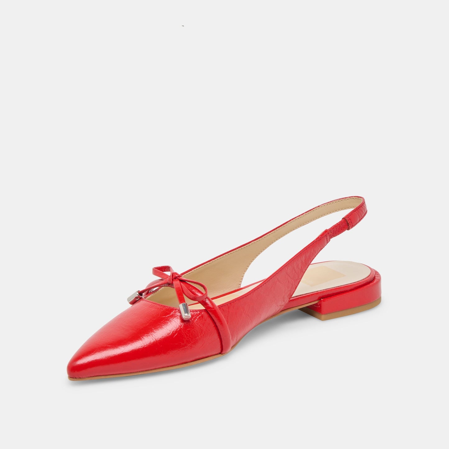 Payge Chili Crinkle Patent Flats - Dolce Vita