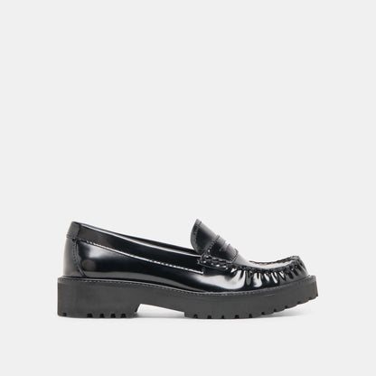 Merek Midnight Boxleather Loafers - Dolce Vita
