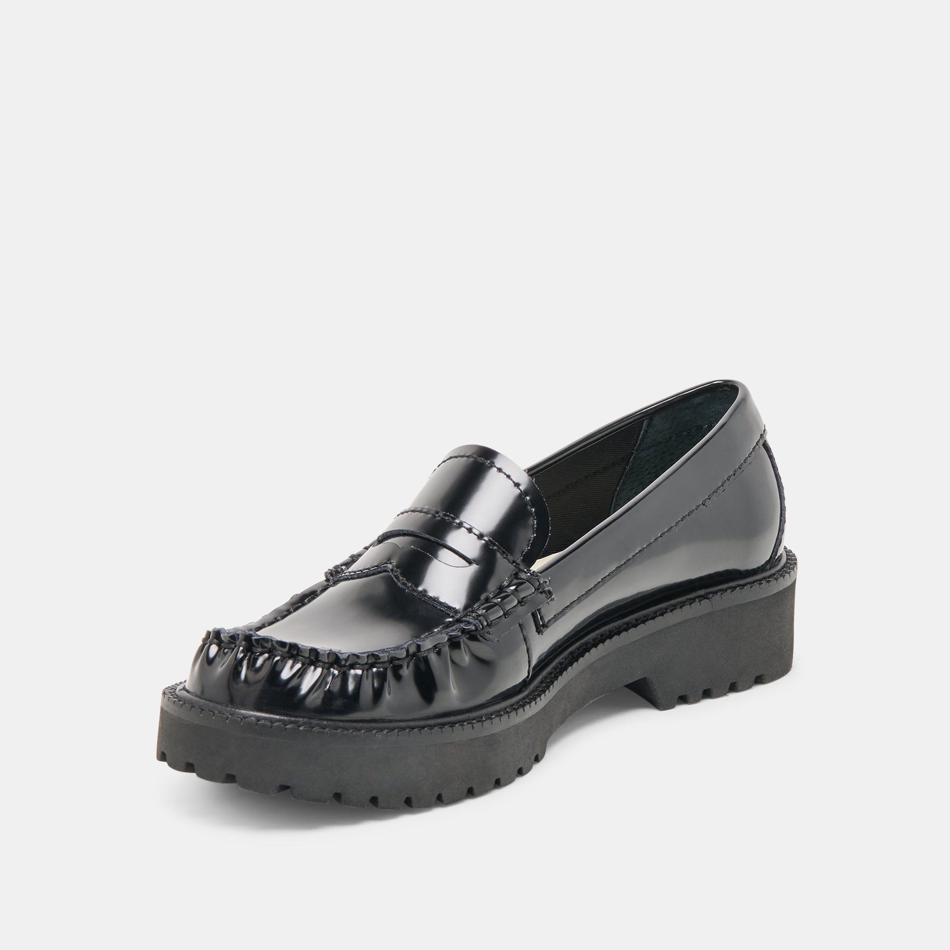 Merek Midnight Boxleather Loafers - Dolce Vita