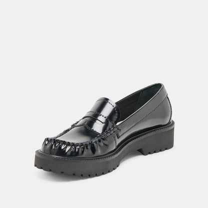 Merek Midnight Boxleather Loafers - Dolce Vita