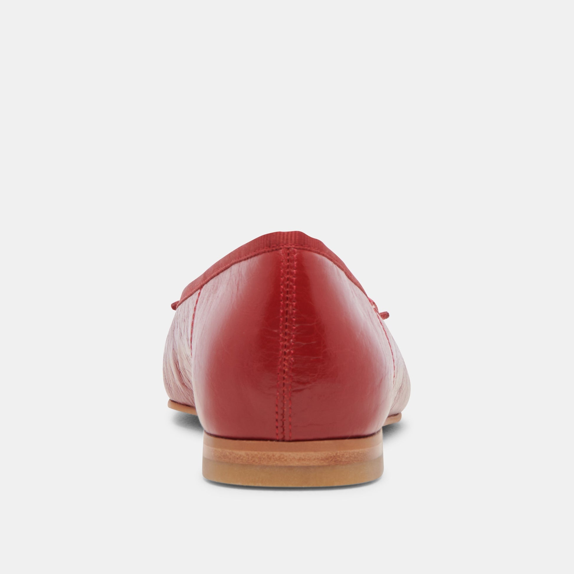 Anisa Ballet Flats RED CRINKLE PATENT - Dolce Vita