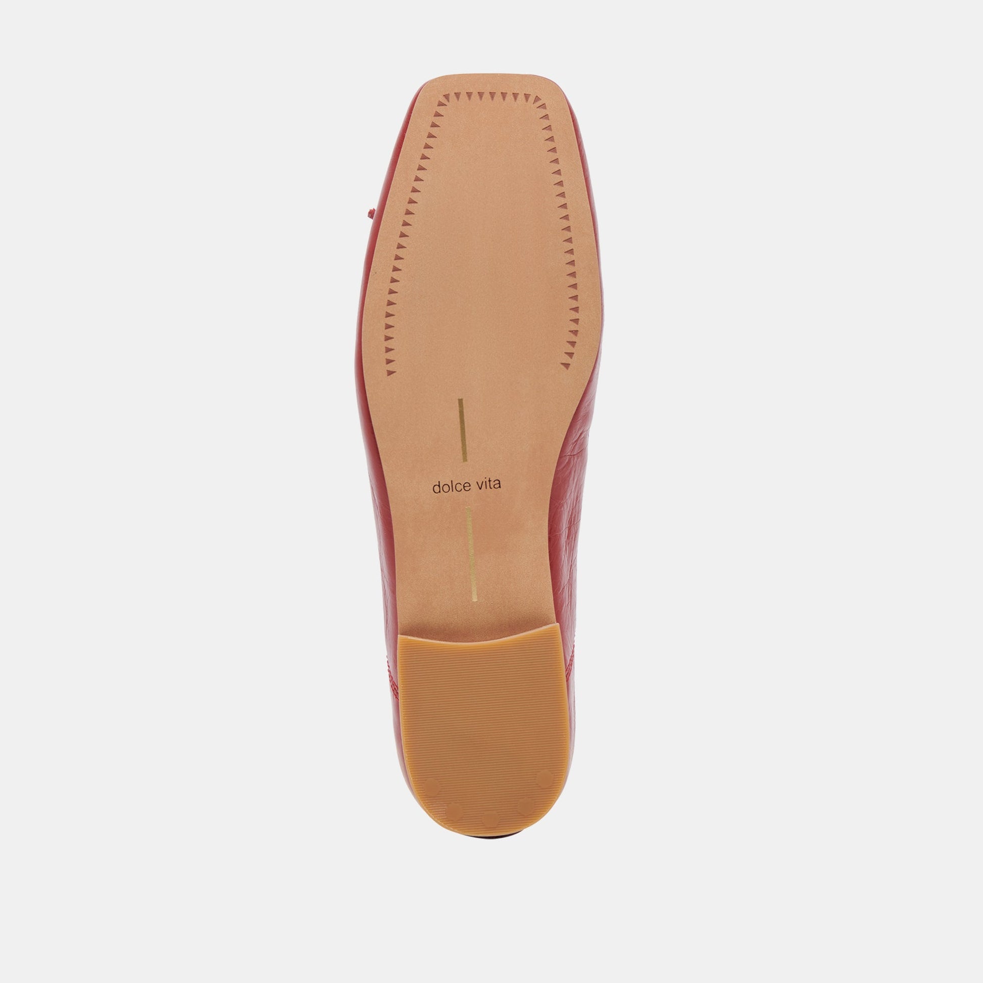Anisa Ballet Flats RED CRINKLE PATENT - Dolce Vita