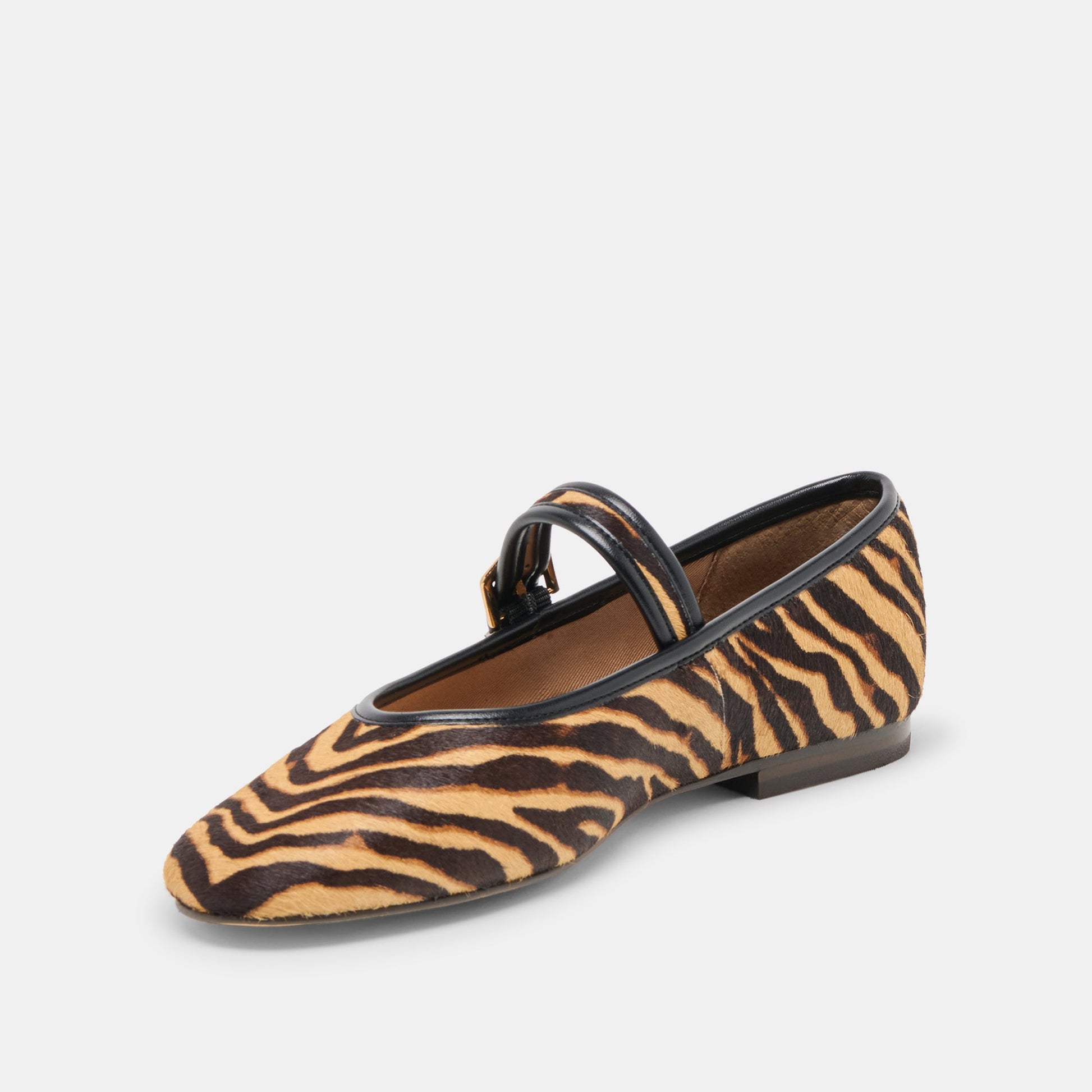 Roslyn Tiger Calf Hair Ballet Flats - Dolce Vita