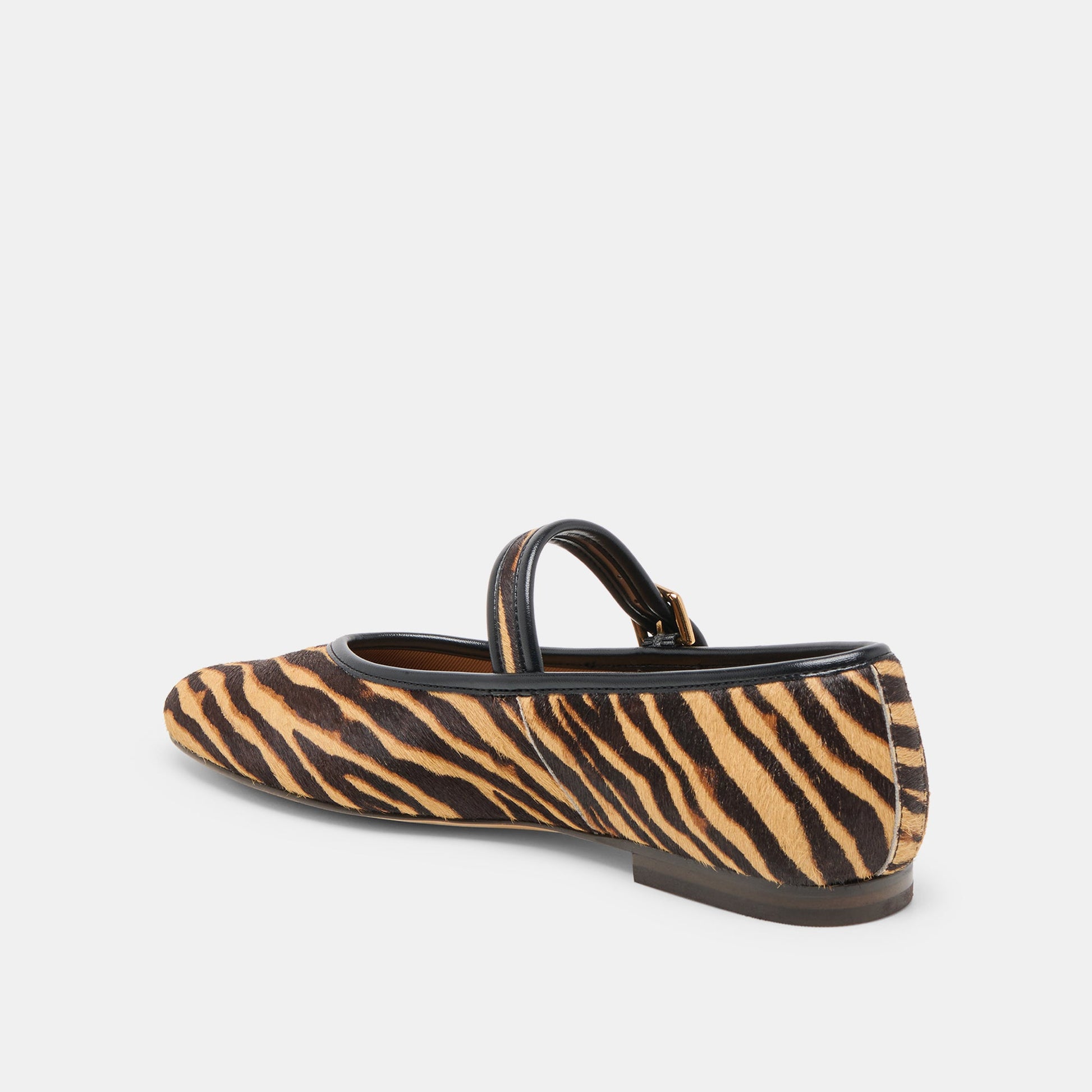 Roslyn Tiger Calf Hair Ballet Flats - Dolce Vita