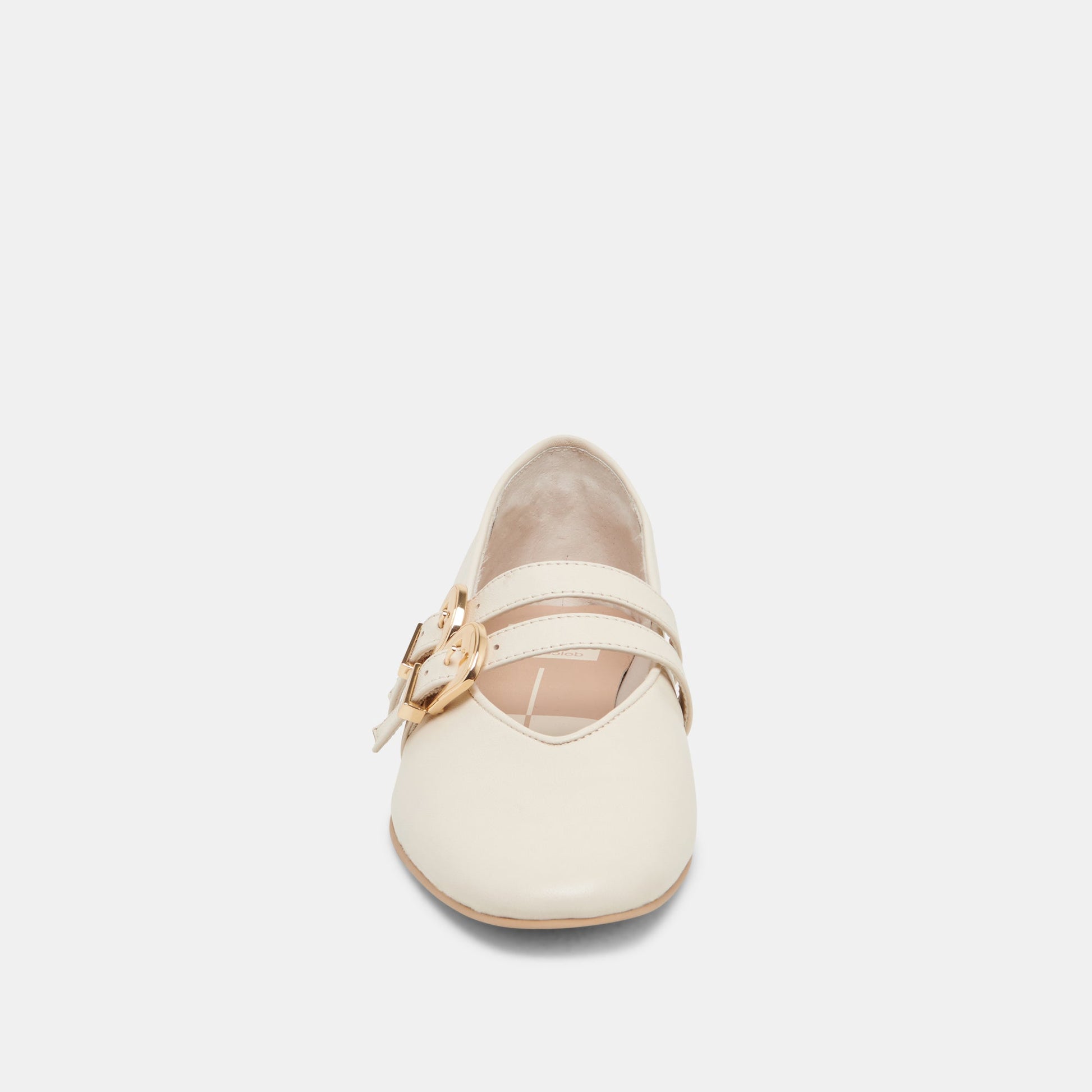 BAYLEE BALLET FLATS IVORY LEATHER - Dolce Vita