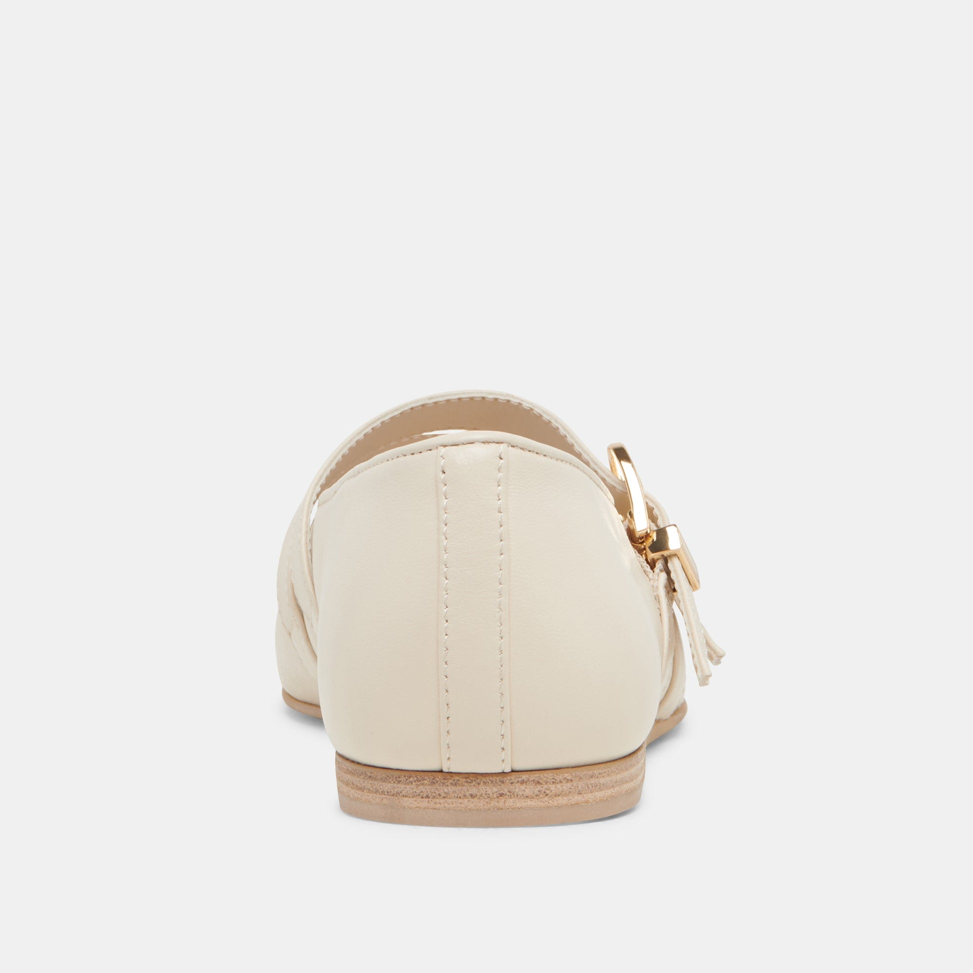 BAYLEE BALLET FLATS IVORY LEATHER - Dolce Vita