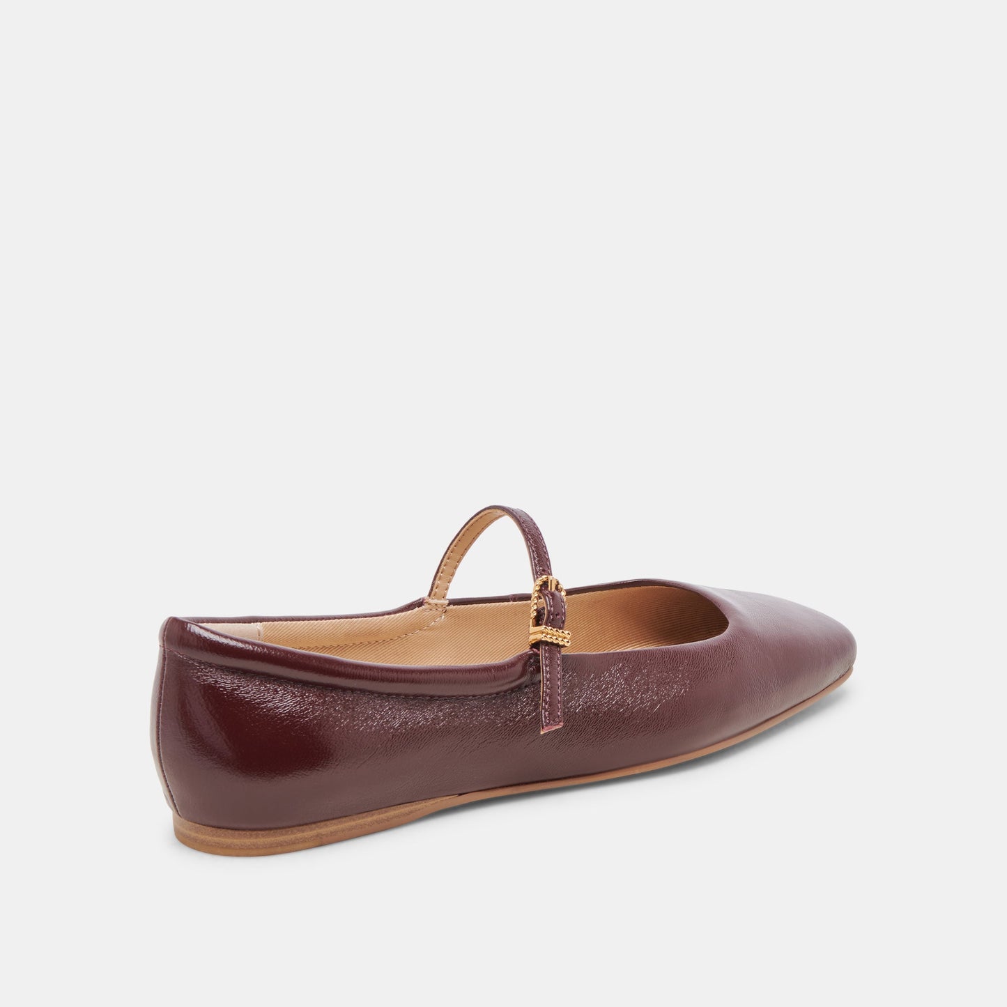 REYES BALLET FLATS CRANBERRY CRINKLE PATENT - Dolce Vita