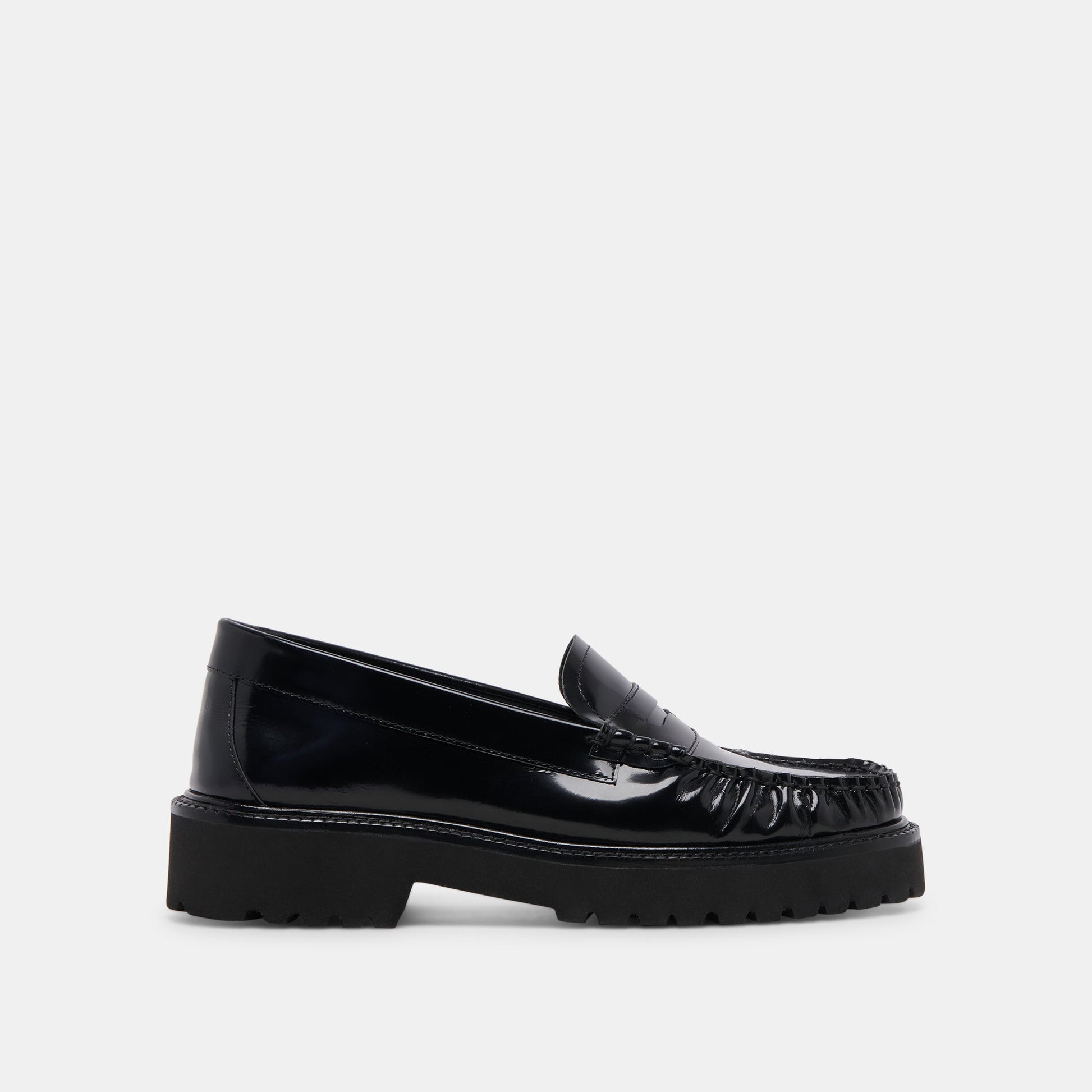 MAXWELL LOAFERS BLACK LEATHER - Dolce Vita