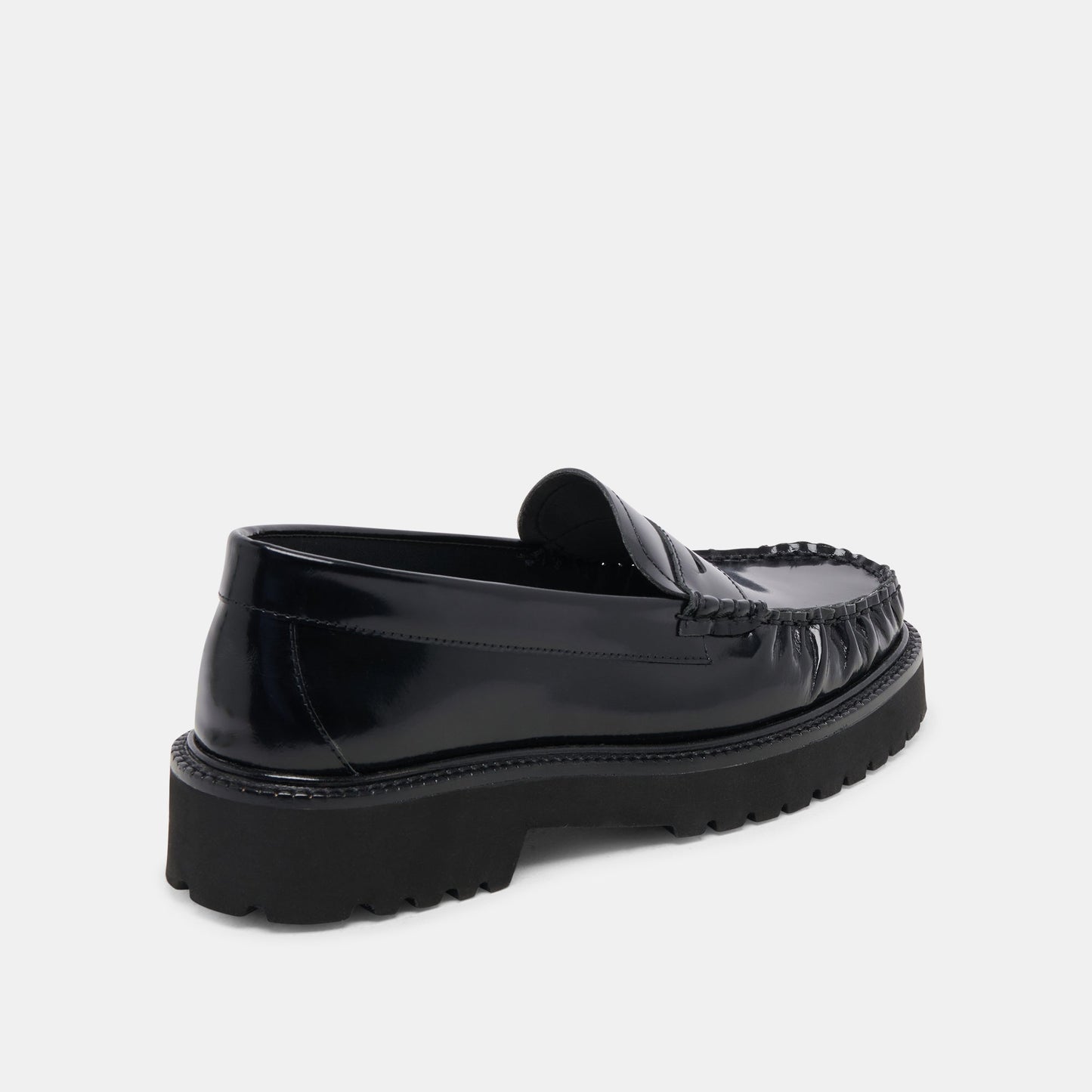 MAXWELL LOAFERS BLACK LEATHER - Dolce Vita