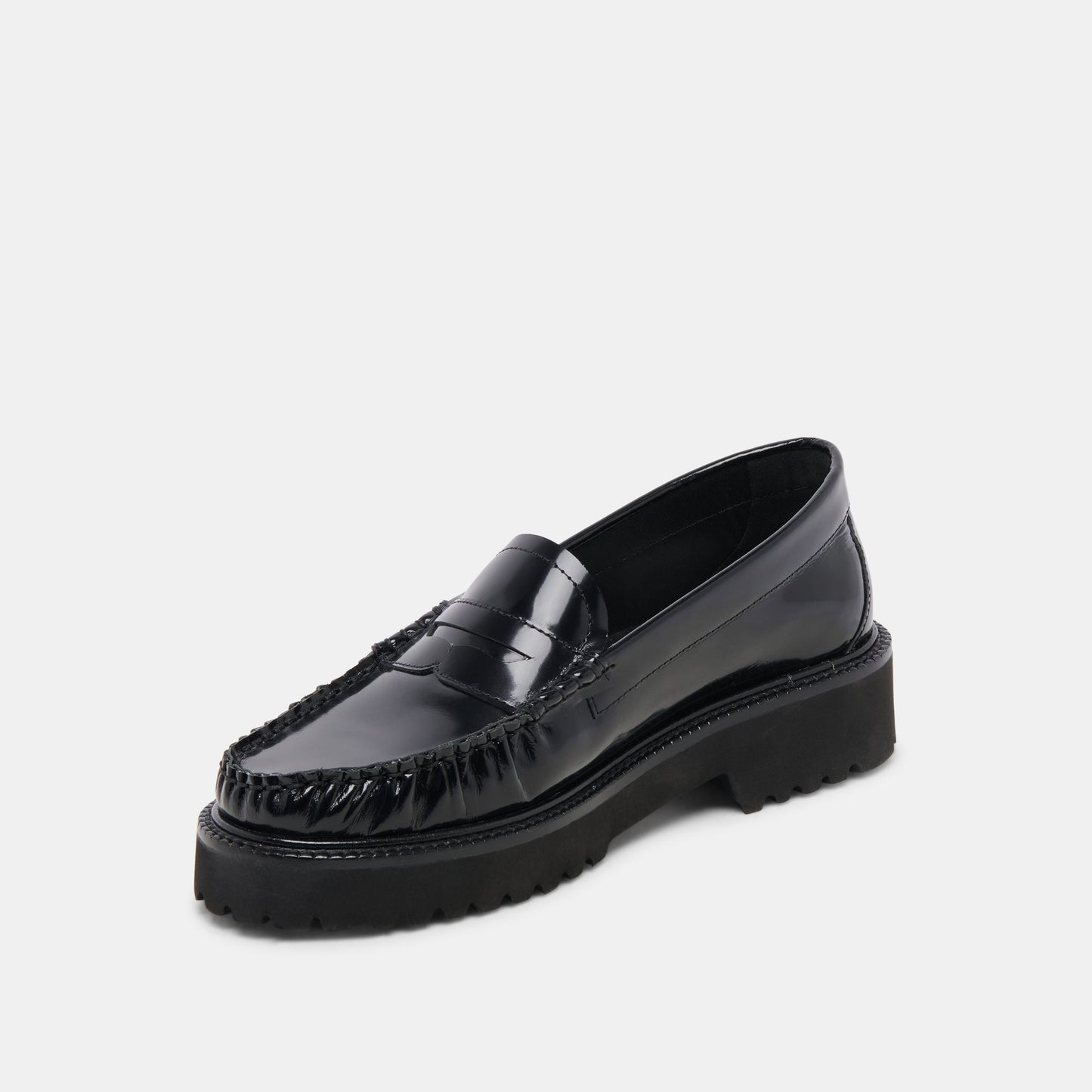 MAXWELL LOAFERS BLACK LEATHER - Dolce Vita