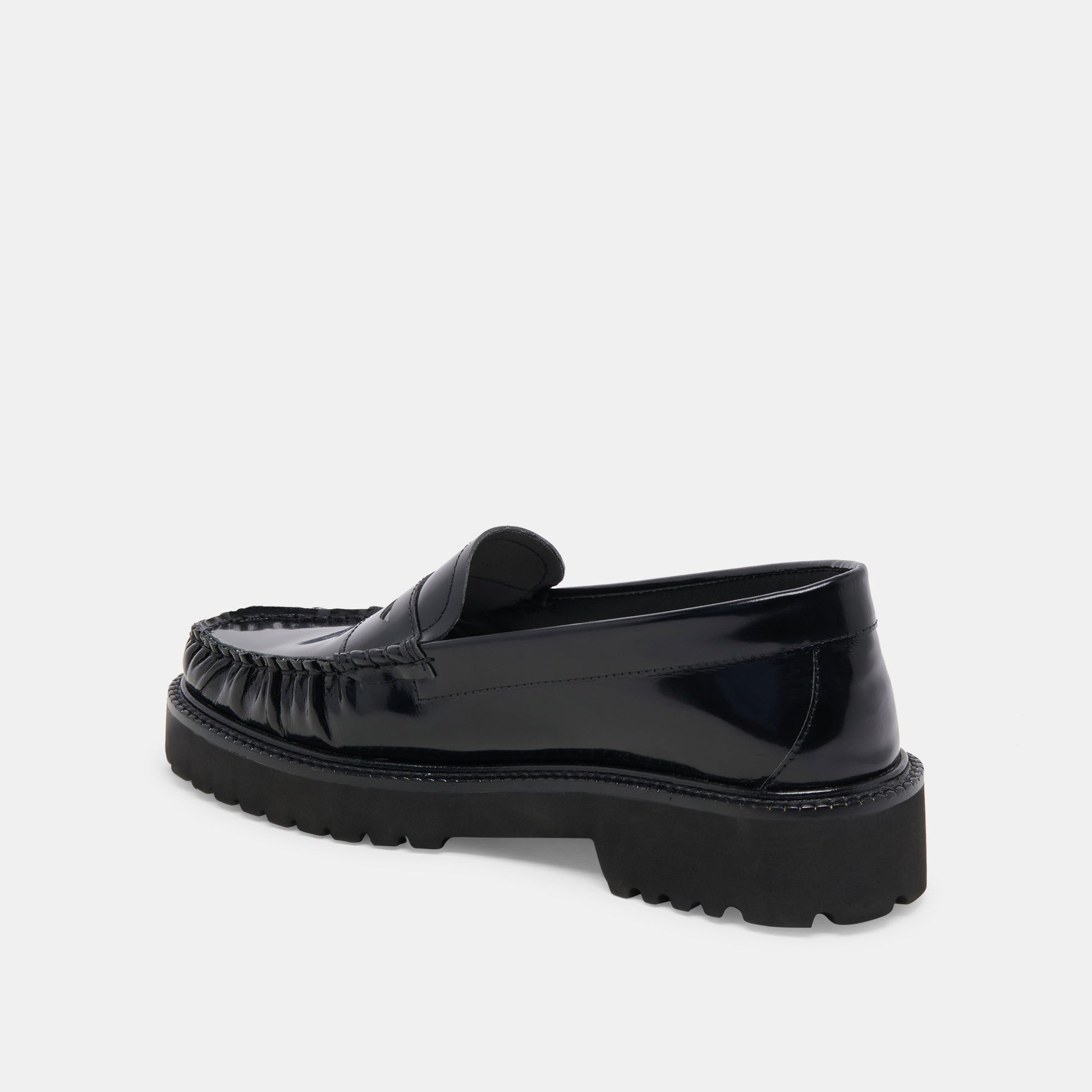 MAXWELL LOAFERS BLACK LEATHER - Dolce Vita