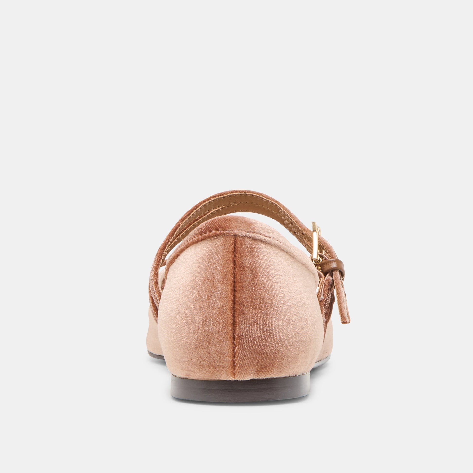 Gibsen Dk Rose Velvet Ballet Flats - Dolce Vita