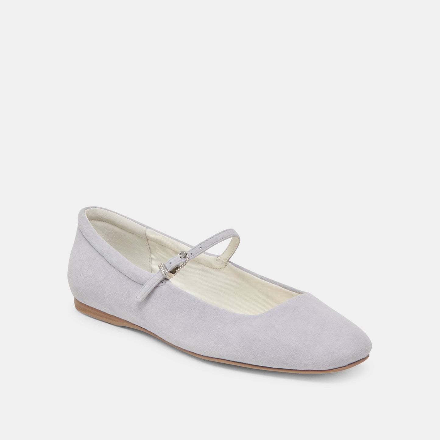 REYES BALLET FLATS DUSTY BLUE SUEDE - Dolce Vita