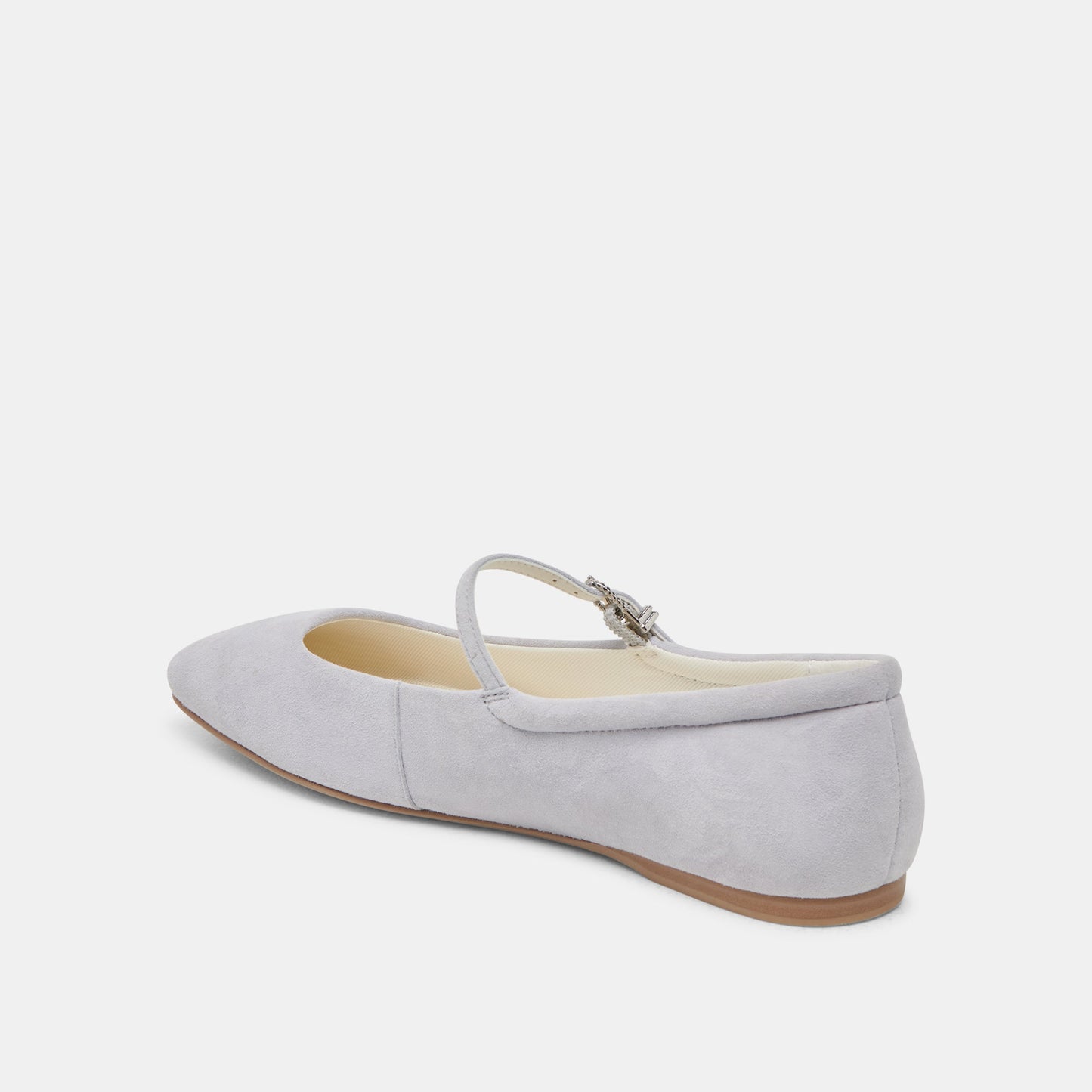REYES BALLET FLATS DUSTY BLUE SUEDE - Dolce Vita