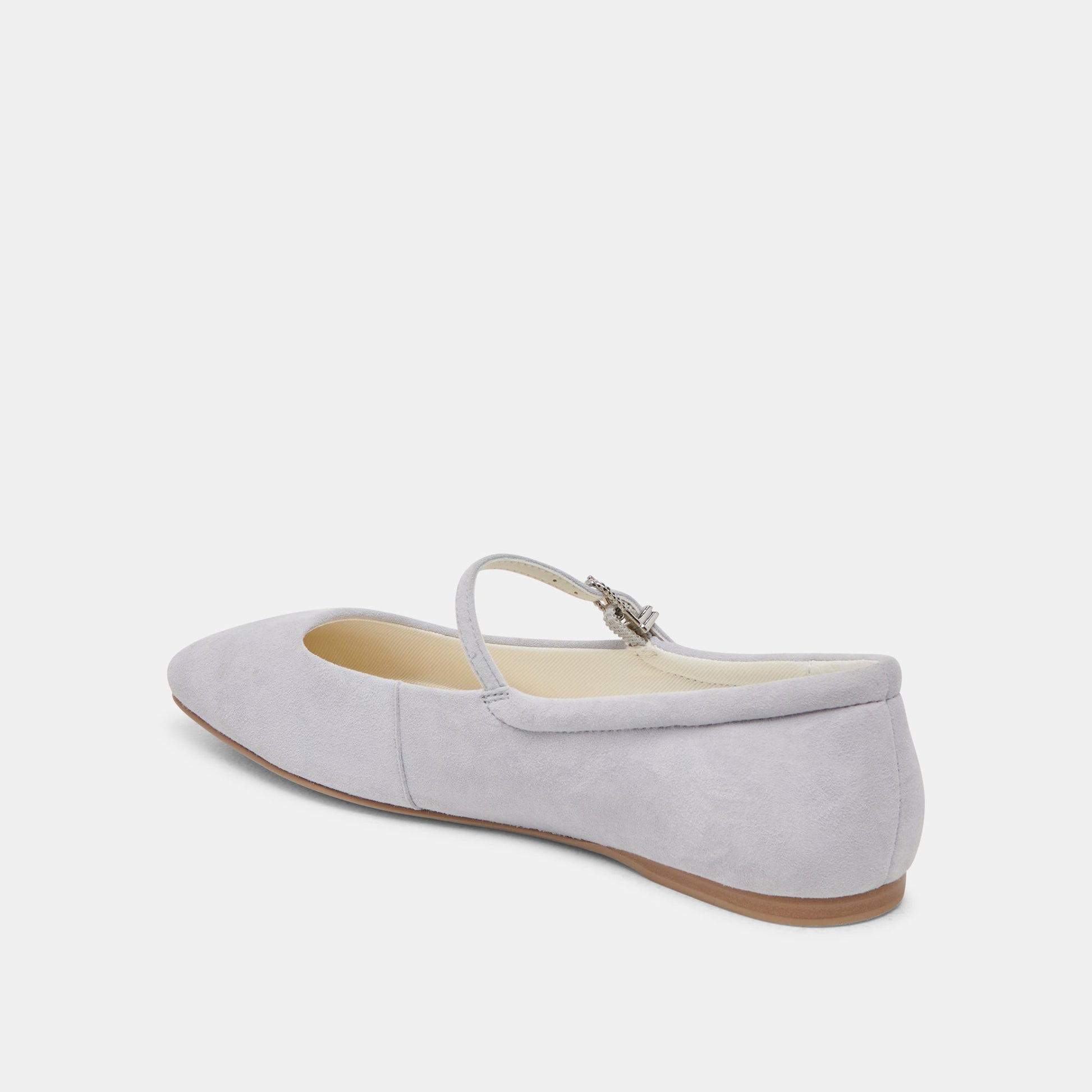 REYES BALLET FLATS DUSTY BLUE SUEDE - Dolce Vita