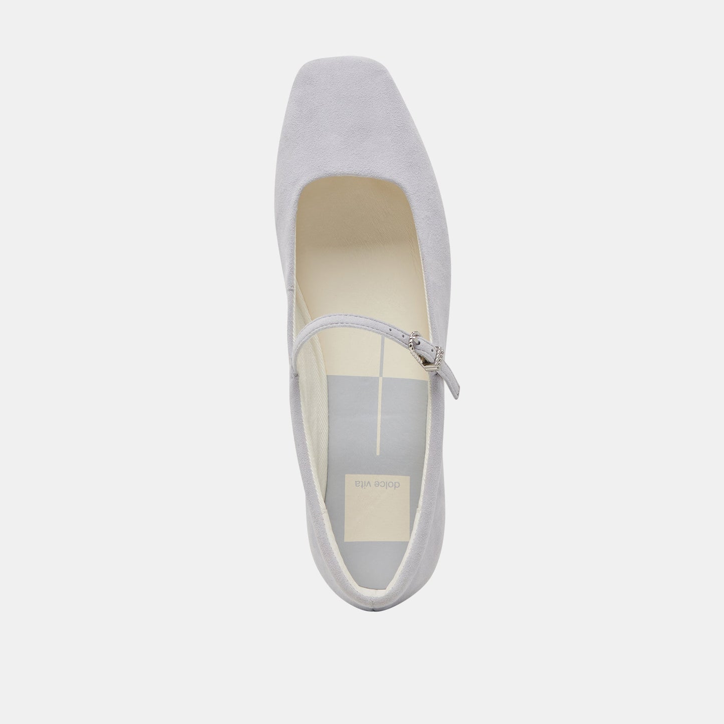 REYES BALLET FLATS DUSTY BLUE SUEDE - Dolce Vita