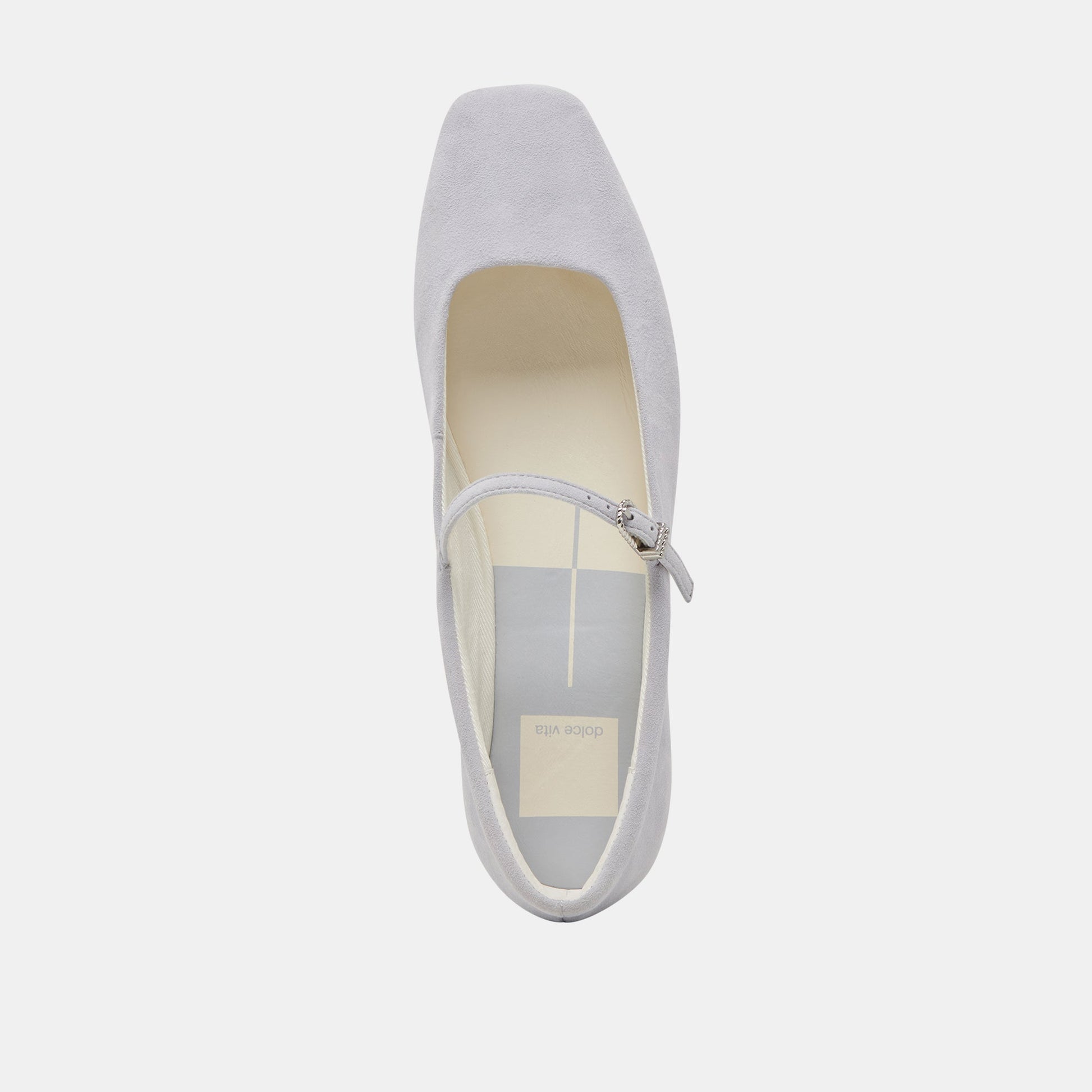 REYES BALLET FLATS DUSTY BLUE SUEDE - Dolce Vita