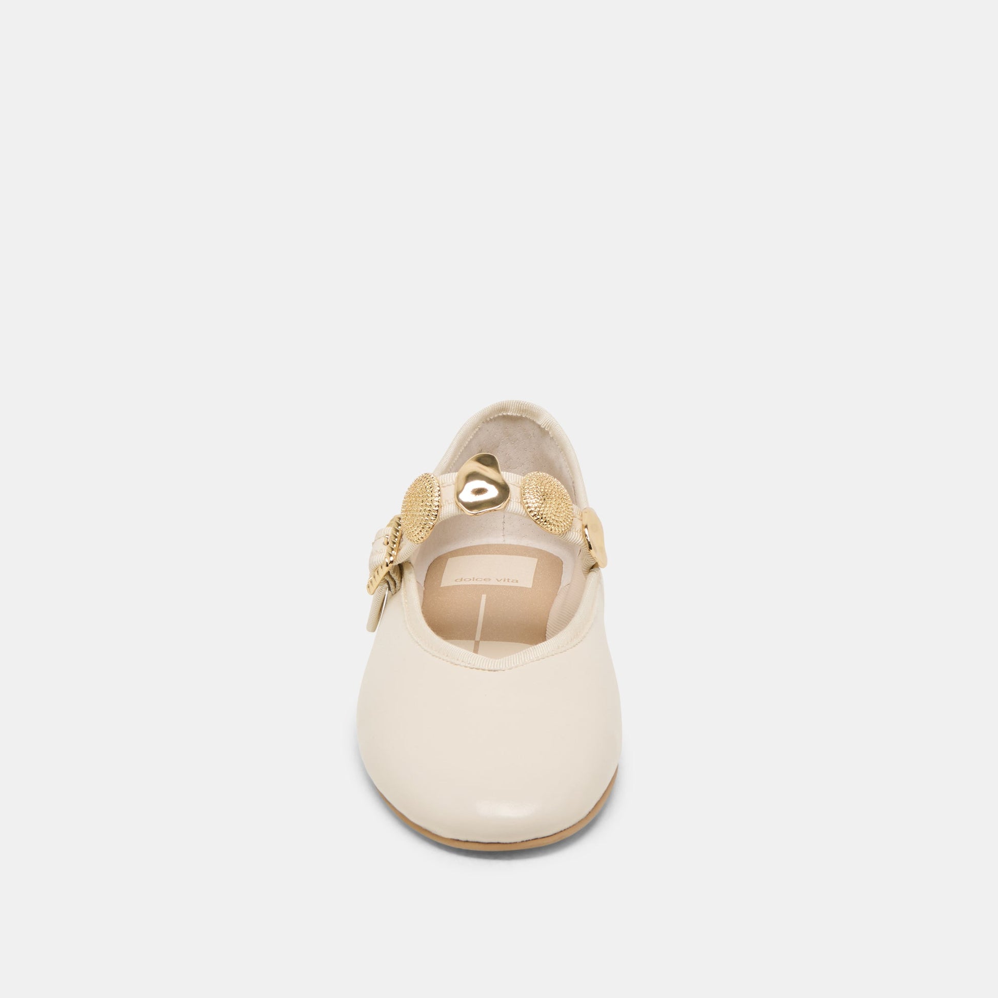 Relan Off White Leather Ballet Flats - Dolce Vita